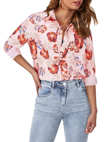 Orange Pink Floral