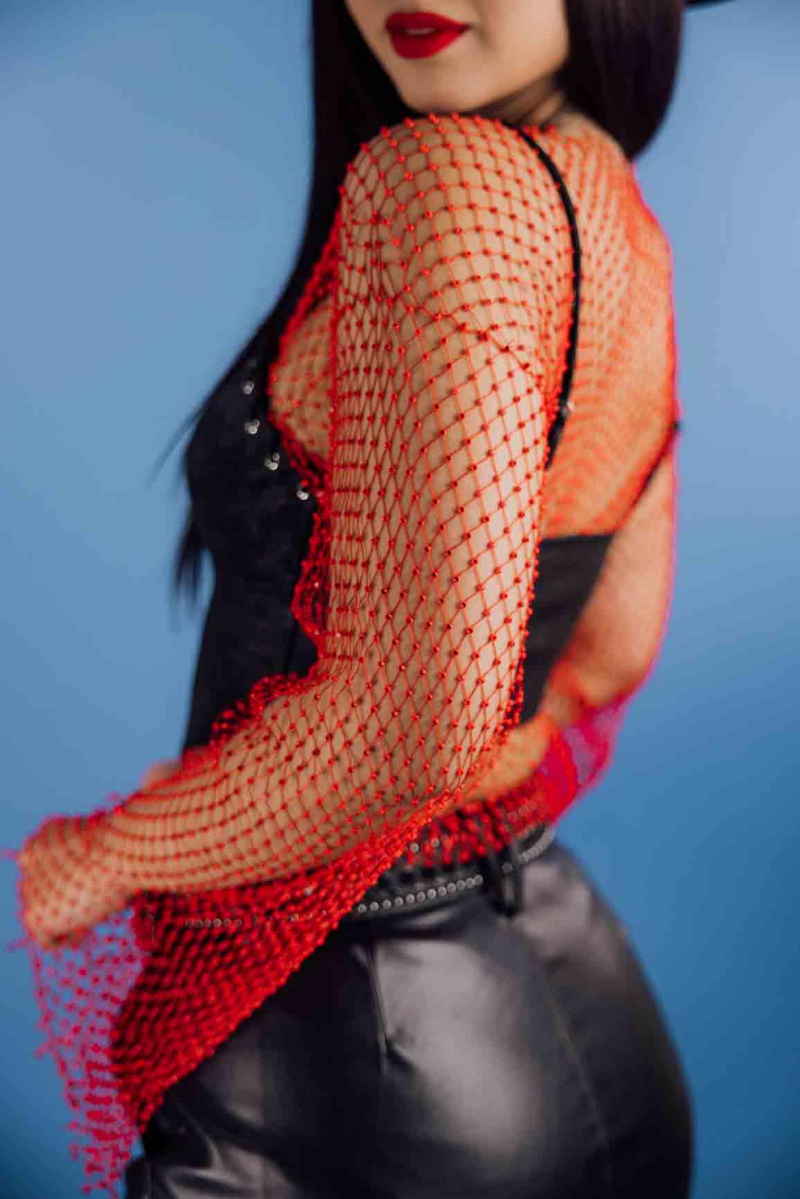 Sparkling Rhinestone Mesh Crop Top for Women - Sexy Party Outfit, Clubwear, Festival Fashion, Night Out Look