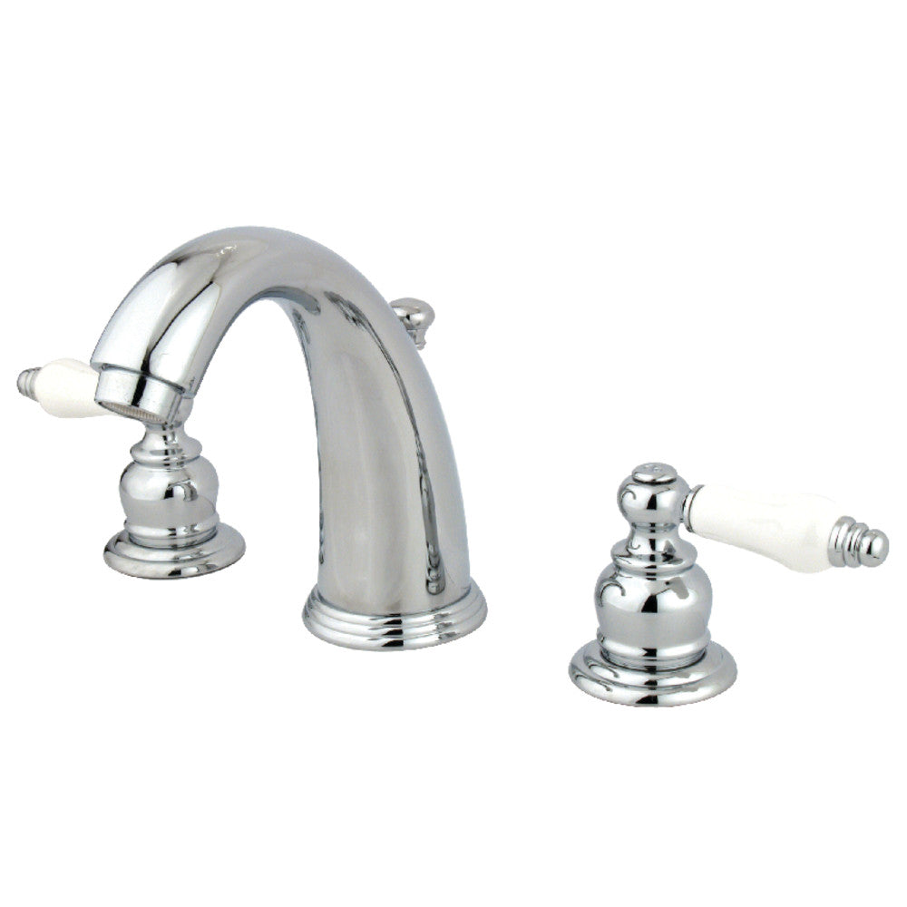 Kingston Brass GKB988PL Widespread Bathroom Faucet - 8 Inch Centerset, Oil Rubbed Bronze Finish, High Arc Spout - Perfect for Modern Bathroom Vanities and Sinks