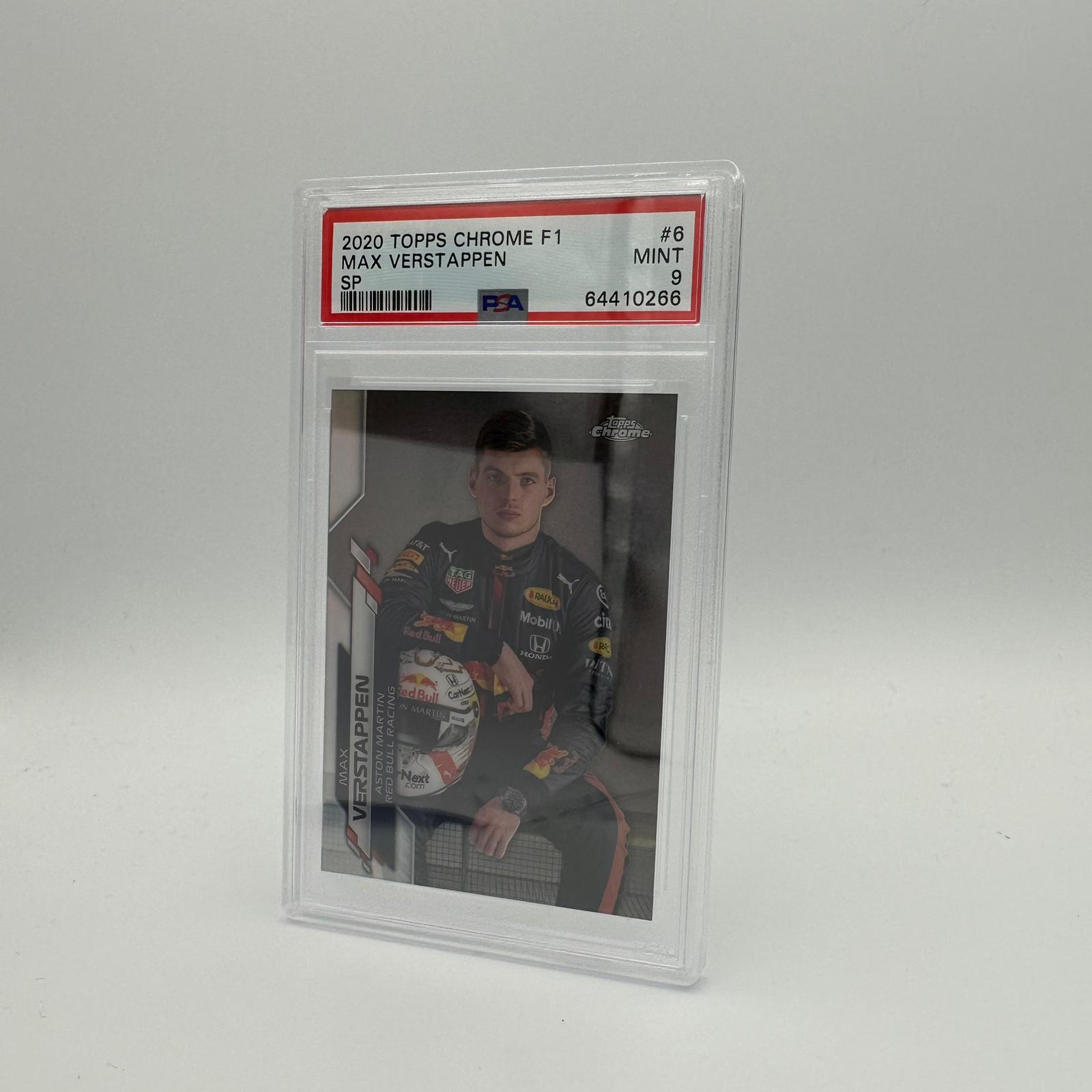 PSA 9 Graded Max Verstappen SP Image Variation #6 - Rare Trading Card for Collectors & F1 Racing Fans - Perfect for Display, Investment & Sports Memorabilia Collections