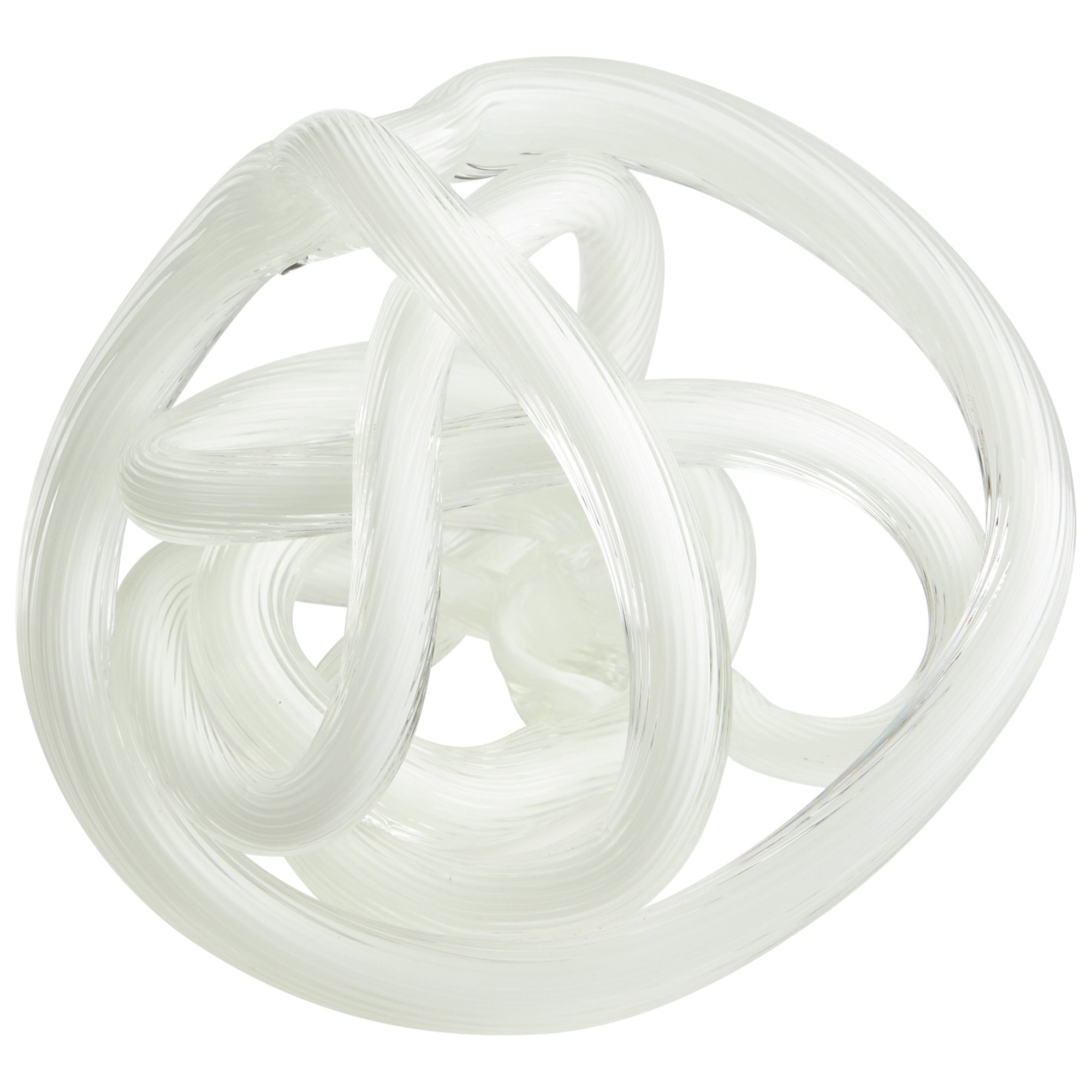 Cyan Design 06723 Interlace Filler - White Large Decorative Bowl for Home Decor, Centerpiece, Tabletop Display | Perfect for Living Room, Dining Table, Mantel Decor