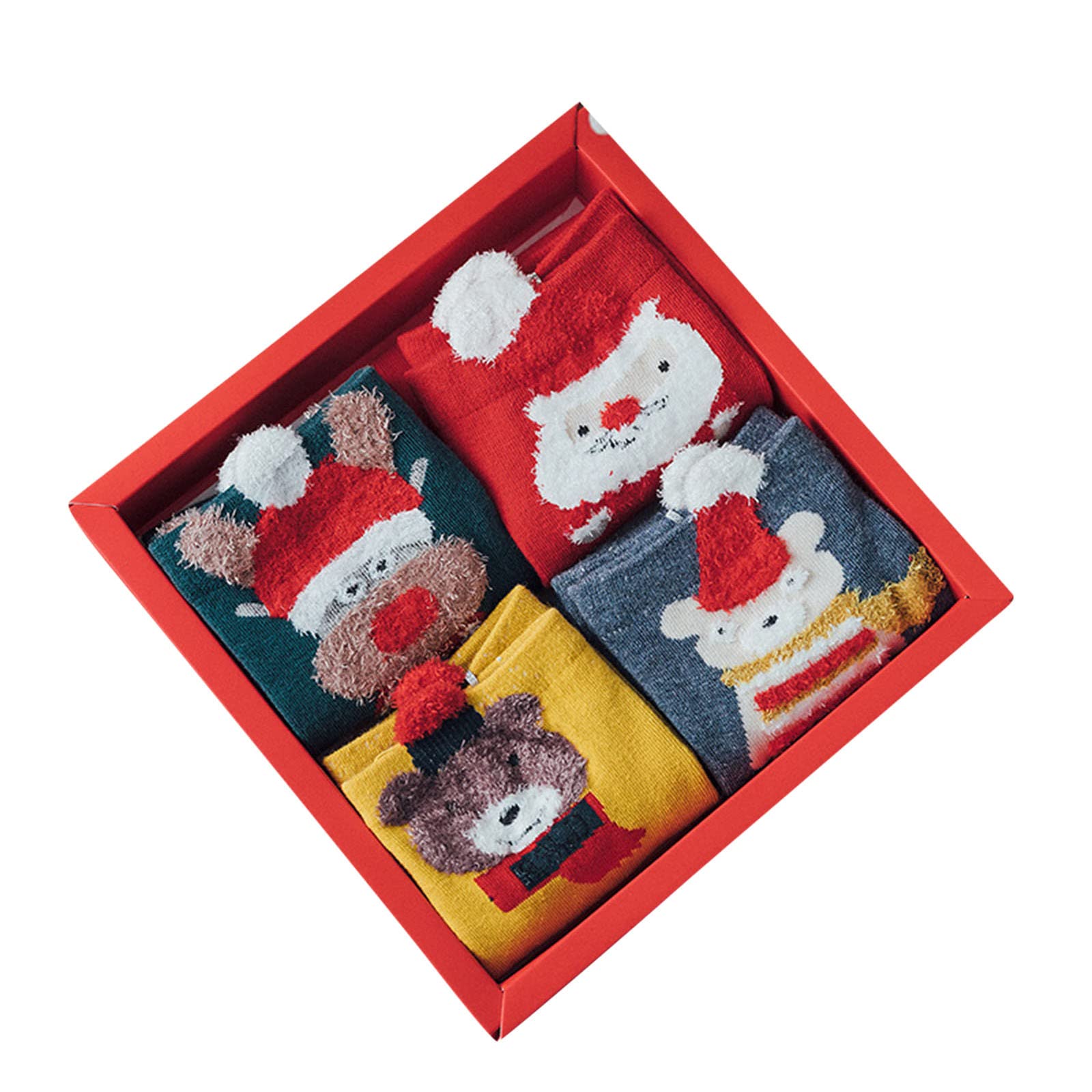 Women's Warm Thick Non-Slip Cartoon Slipper Socks - Cozy Tube Socks for Indoor, Sleeping & Home Comfort
