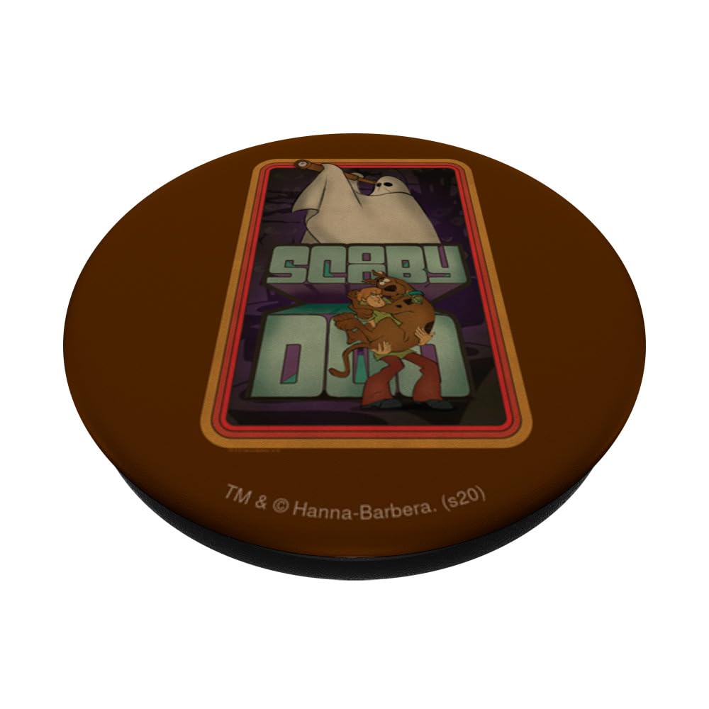 Scooby-Doo Scooby & Shaggy Ghost PopSockets Standard PopGrip - Swappable Phone Grip & Stand for iPhone, Samsung & Smartphones - Perfect for Halloween, Cosplay & Cartoon Fans
