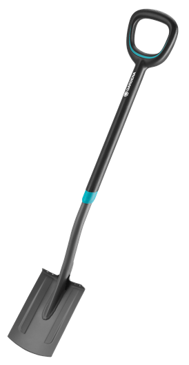 Gardena ErgoLine Small Spade - Lightweight Gardening Shovel for Planting, Digging & Weeding - Perfect for Small Gardens, Flower Beds & Indoor Plants