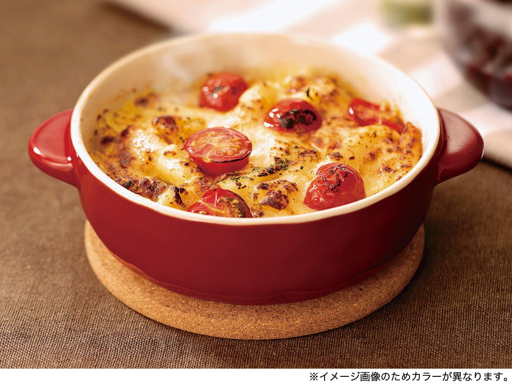 KINTO 16476 Heat-Resistant Round Au Gratin Dish - Oven, Microwave & Dishwasher Safe Ceramic Bakeware for Tea, Desserts & Casseroles | Perfect for Baking, Serving & Entertaining