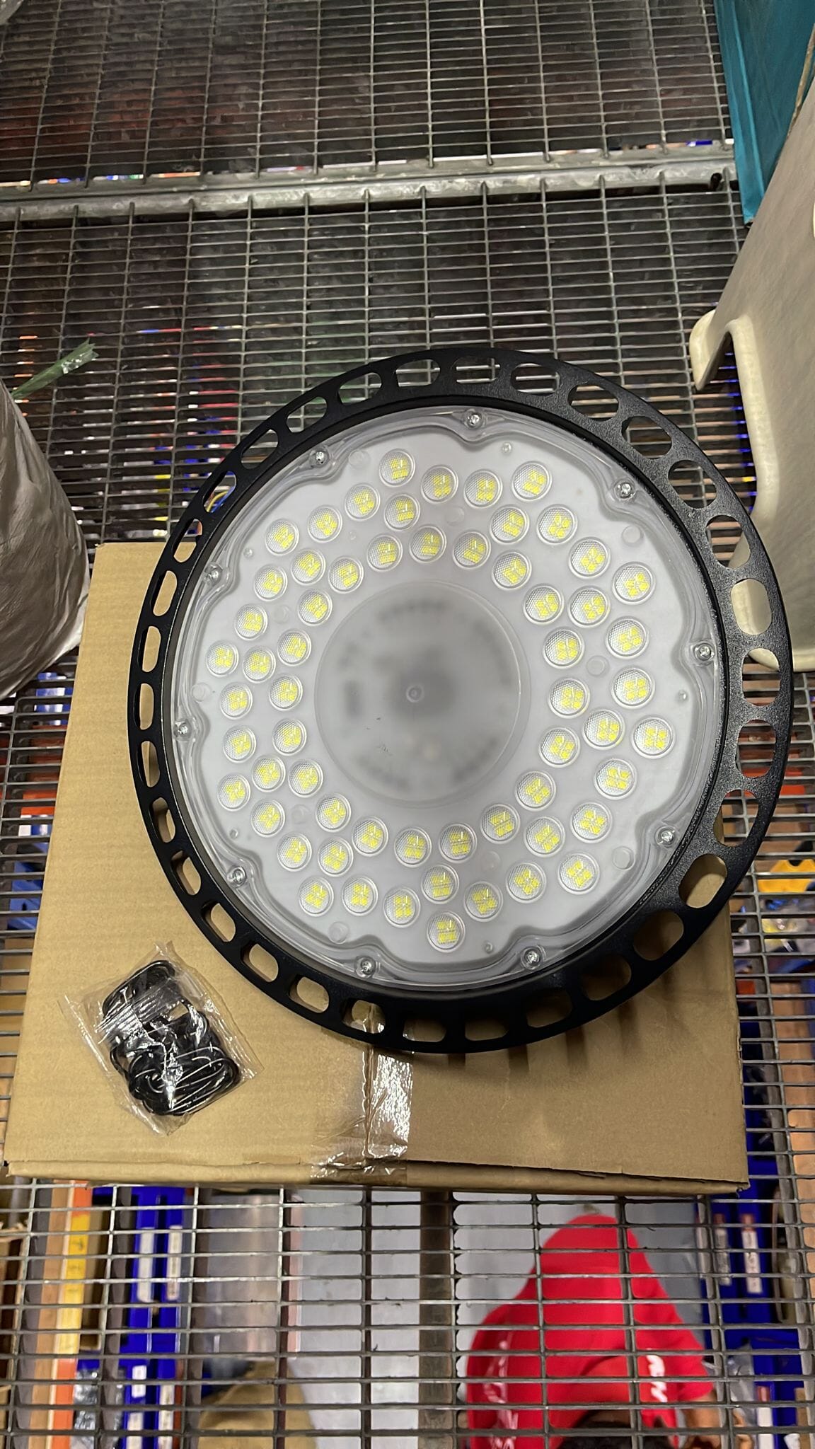 200W LED UFO High Bay Light - Aiko Commercial & Industrial Lighting - Model LED YM UFO 200 - Energy Saving Warehouse, Factory, Gym Lighting Solution