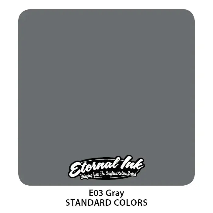 Eternal Ink - 1 oz Gray Permanent Ink for Calligraphy, Drawing & Tattoo Stencils - Waterproof & Fade-Resistant - Ideal for Artists, Crafters & Tattoo Professionals