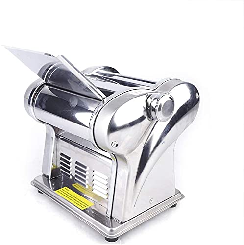 Commercial Electric Noodle Machine - Stainless Steel Pasta Maker & Dough Roller Sheeter for Restaurant, Bakery & Home Use - Perfect for Making Fresh Pasta, Dumpling Wrappers & Pastry Dough