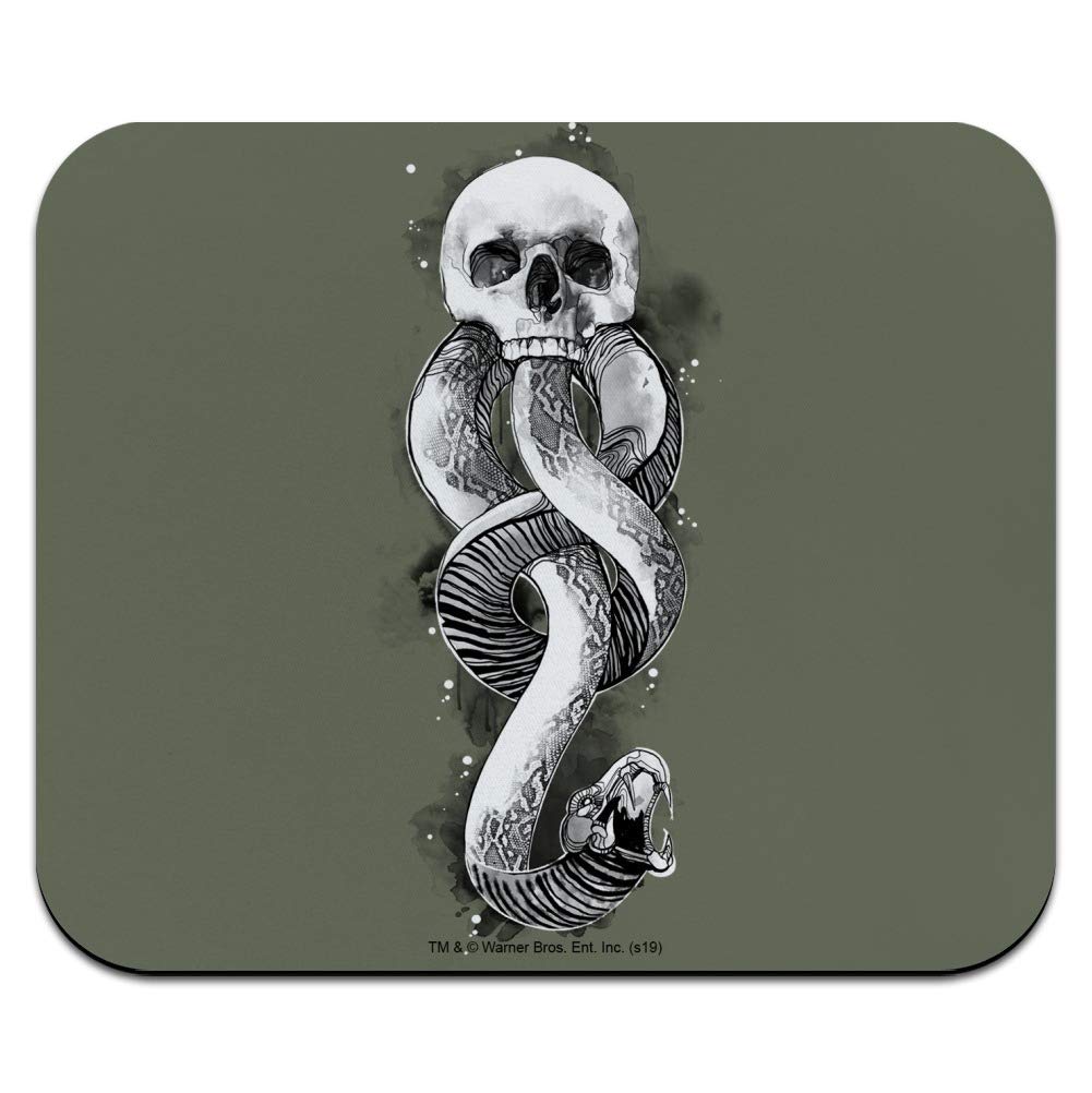 Harry Potter The Dark Mark Low Profile Thin Gaming Mouse Pad - Non-Slip Rubber Base for PC, Laptop, Office & Home Use - Perfect for Potter Fans & Gamers