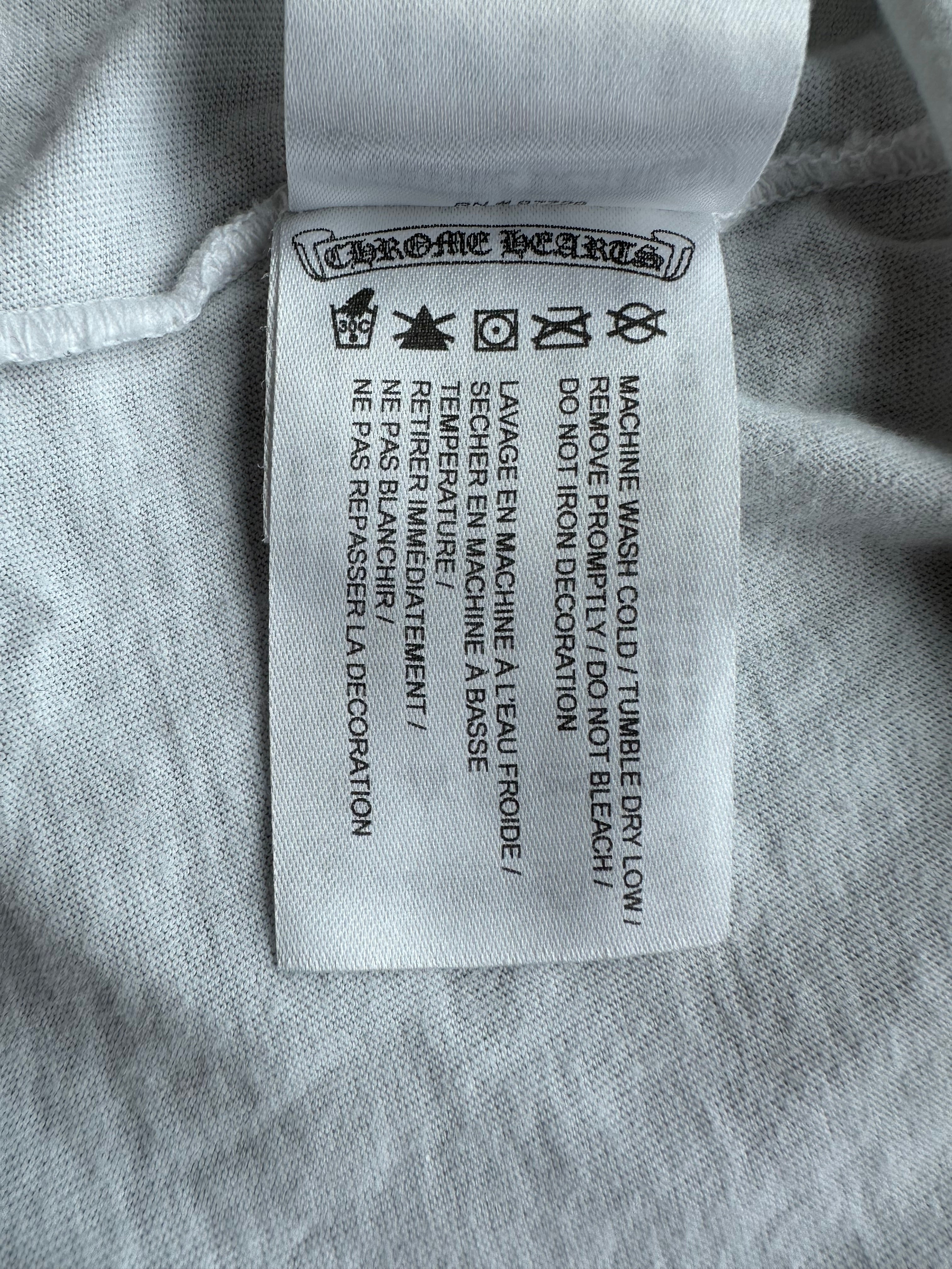 Chrome Hearts White & Black Horseshoe Logo T-Shirt for Men & Women - Stylish Graphic Tee for Casual Wear, Street Fashion, and Everyday Outfits