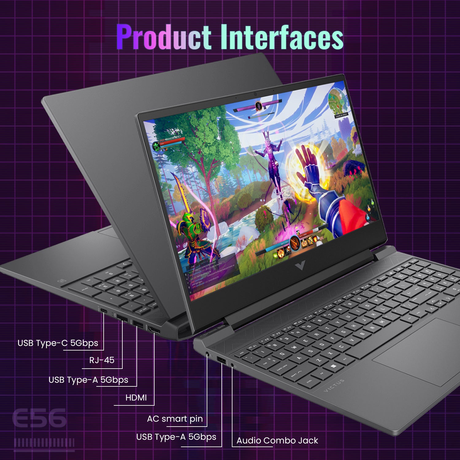 HP Victus 15 Gaming Laptop - 15.6