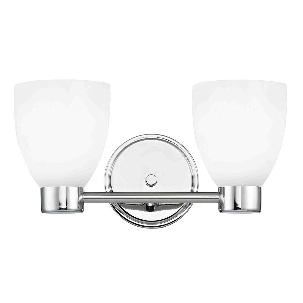 Aon Fuse Chrome Bathroom Light Fixture - Modern LED Vanity Light for Bathroom, Powder Room & Dressing Area - Perfect for Makeup, Shaving & Grooming