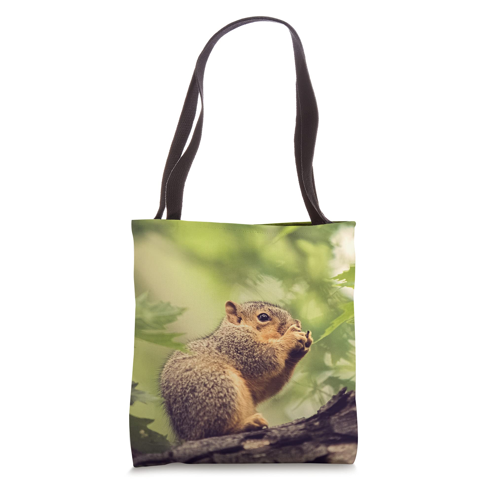 Cute Baby Squirrel Tote Bag for Women - Eco-Friendly Canvas Shopping Bag - Perfect for Groceries, Beach Trips & Daily Use
