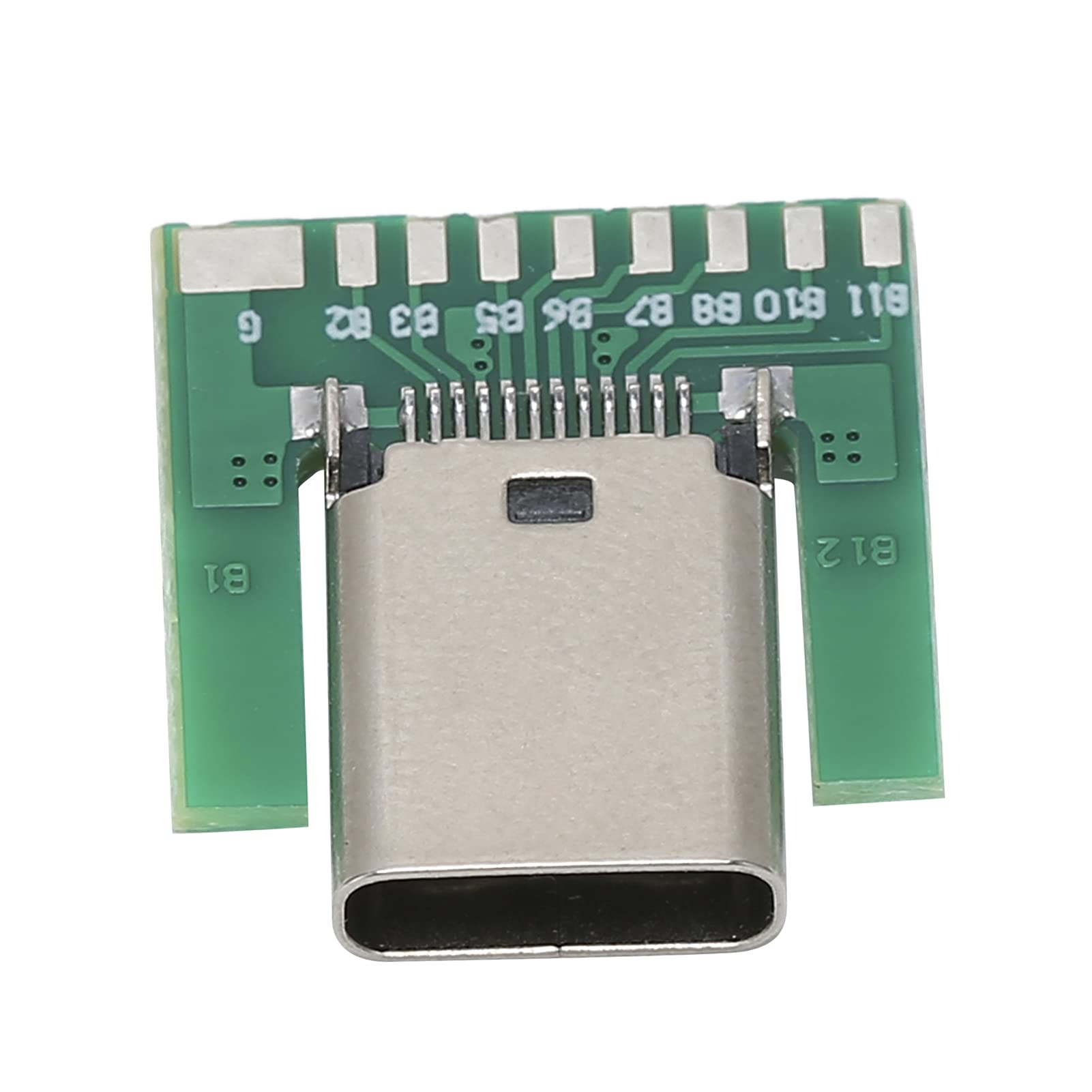ASHATA eboxer-1 DIY USB 3.1 Type C Connector - 18 Pin Male/Female Plug Socket Adapter with PCB Board - Perfect for Laptop, Smartphone & Electronics Repair