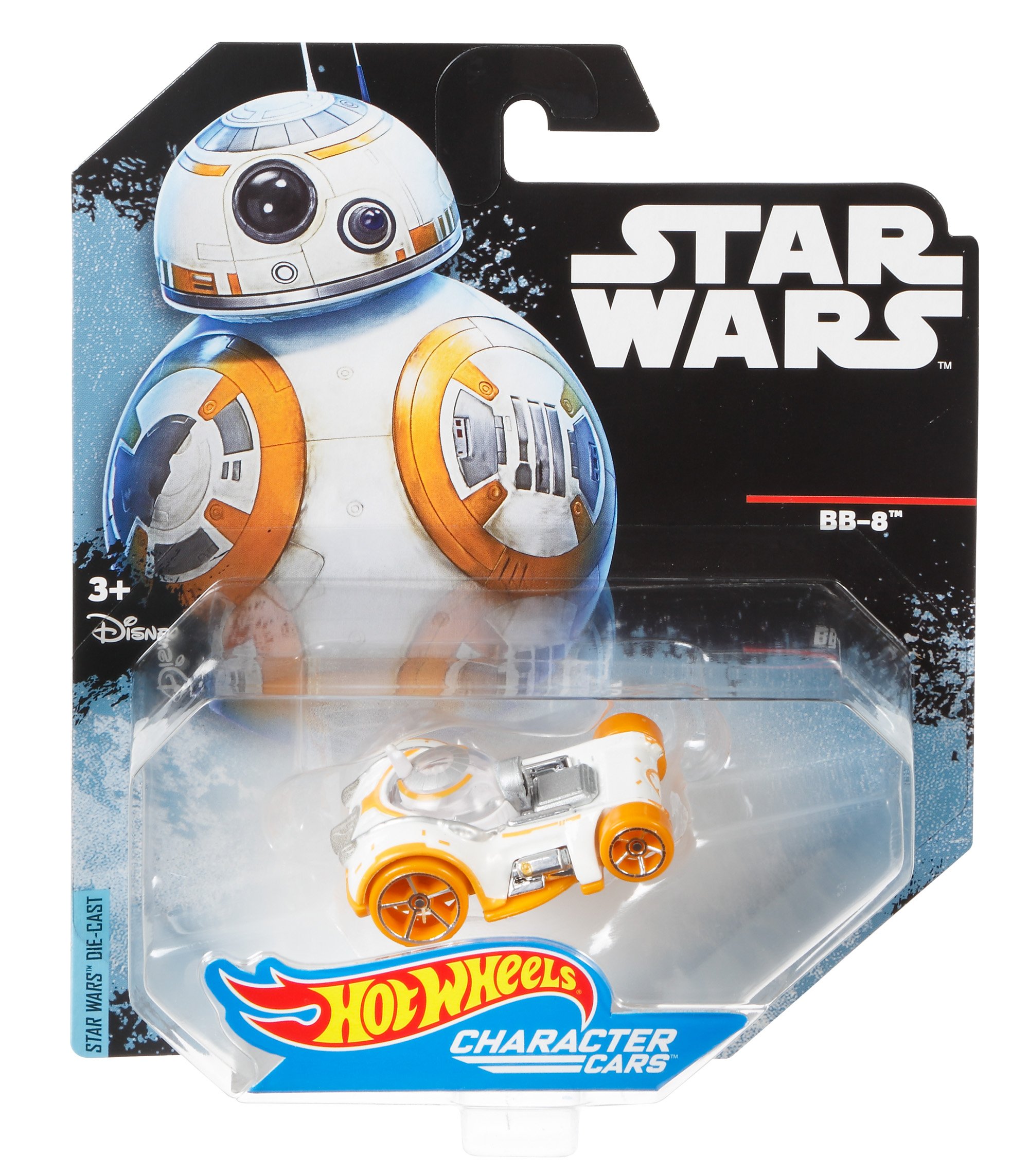 Hot Wheels Star Wars Rogue One BB-8 Character Die-Cast Car - 1:64 Scale Collectible Toy for Kids & Adults - Perfect for Display, Play & Star Wars Fans Collection