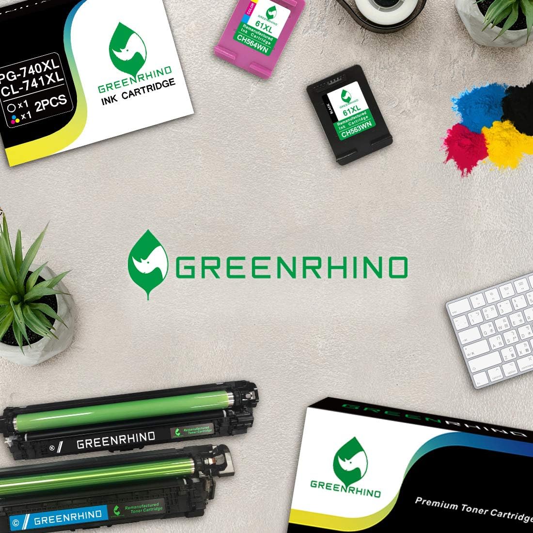 High Yield Remanufactured Toner Cartridge 4-Pack (Black, Yellow, Magenta, Cyan) - Compatible with Ricoh MP C4503/C5503/C6003/C4504/C5504/C6004 Printers - Ideal for Office Printing & High Volume Document Production