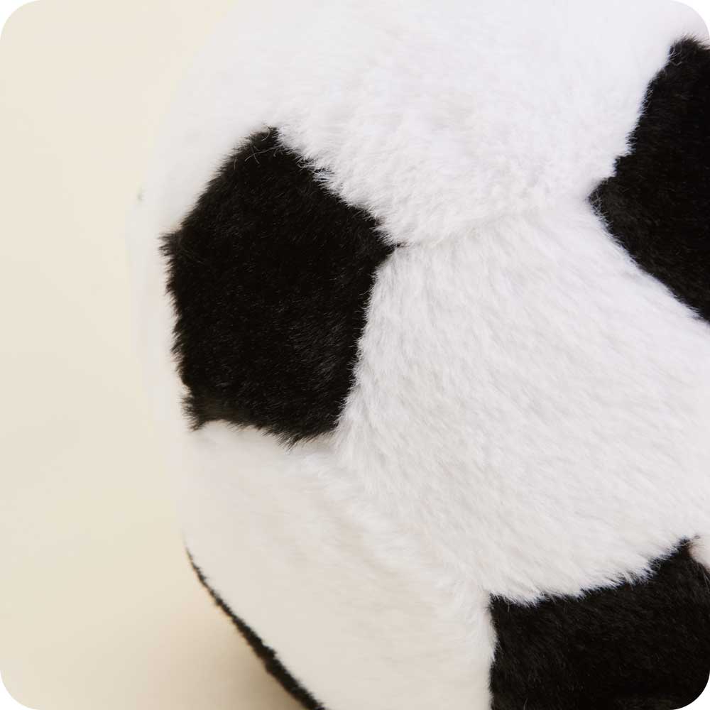 Warmies Soccer Ball - Soft Plush Heating Pad for Kids & Adults - Perfect for Relaxation, Stress Relief & Cold Weather Comfort
