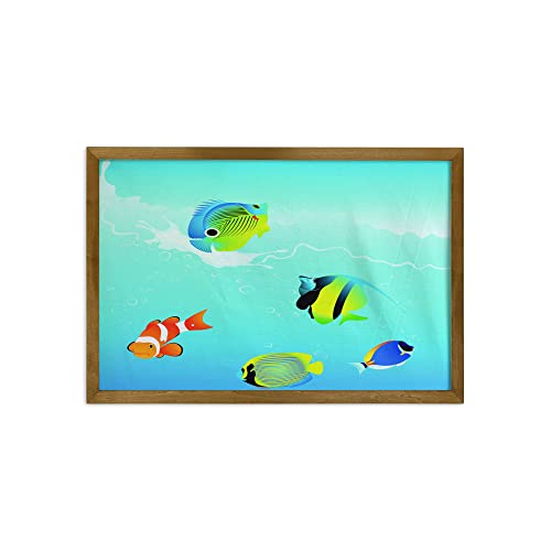 Blue Orange and Yellow
