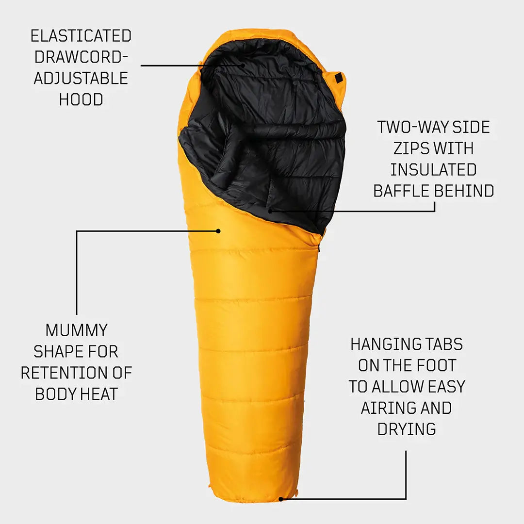 Snugpak Sleeper Expedition Sleeping Bag - Lightweight & Waterproof for Camping, Hiking & Backpacking - Perfect for Cold Weather Outdoor Adventures