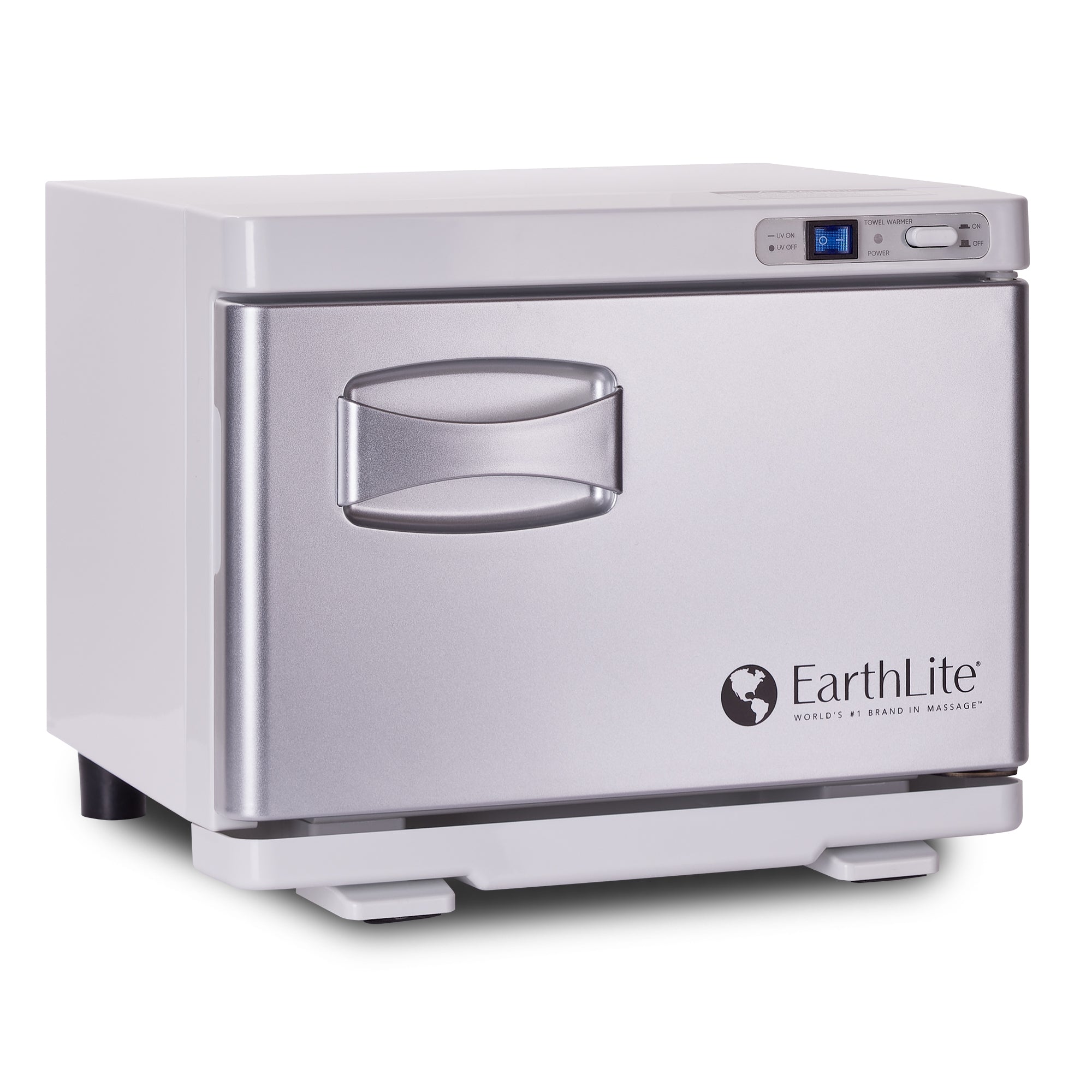 Earthlite Mini Towel Cabinet - Compact White Bathroom Storage Organizer for Spa, Salon & Home Use