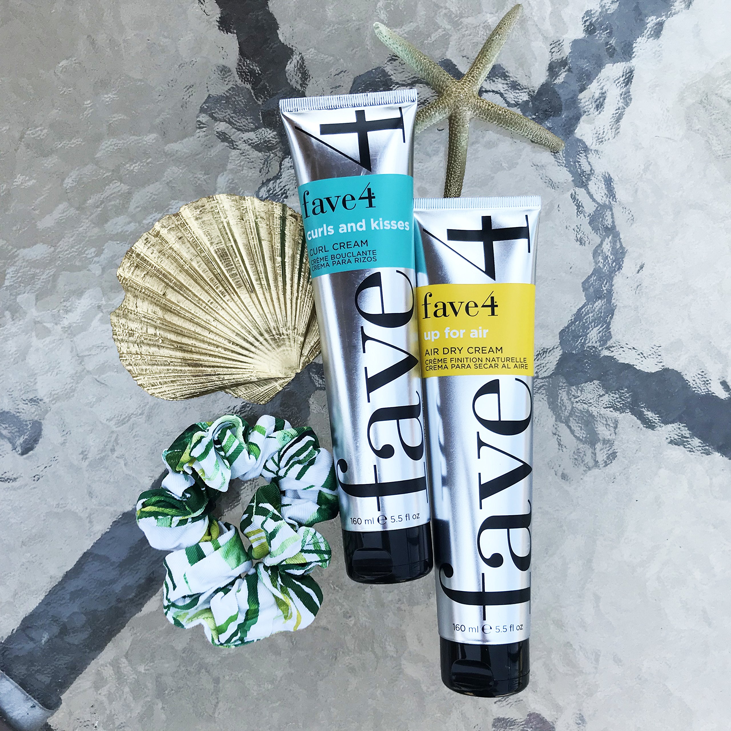 Fave4 Hair Up for Air Styling Cream - 5.5 fl oz Heat-Free Air Dry Cream for Smooth, Natural Waves & Frizz Control | Perfect for Beachy Looks, Everyday Styling & No-Heat Hair Care Routines