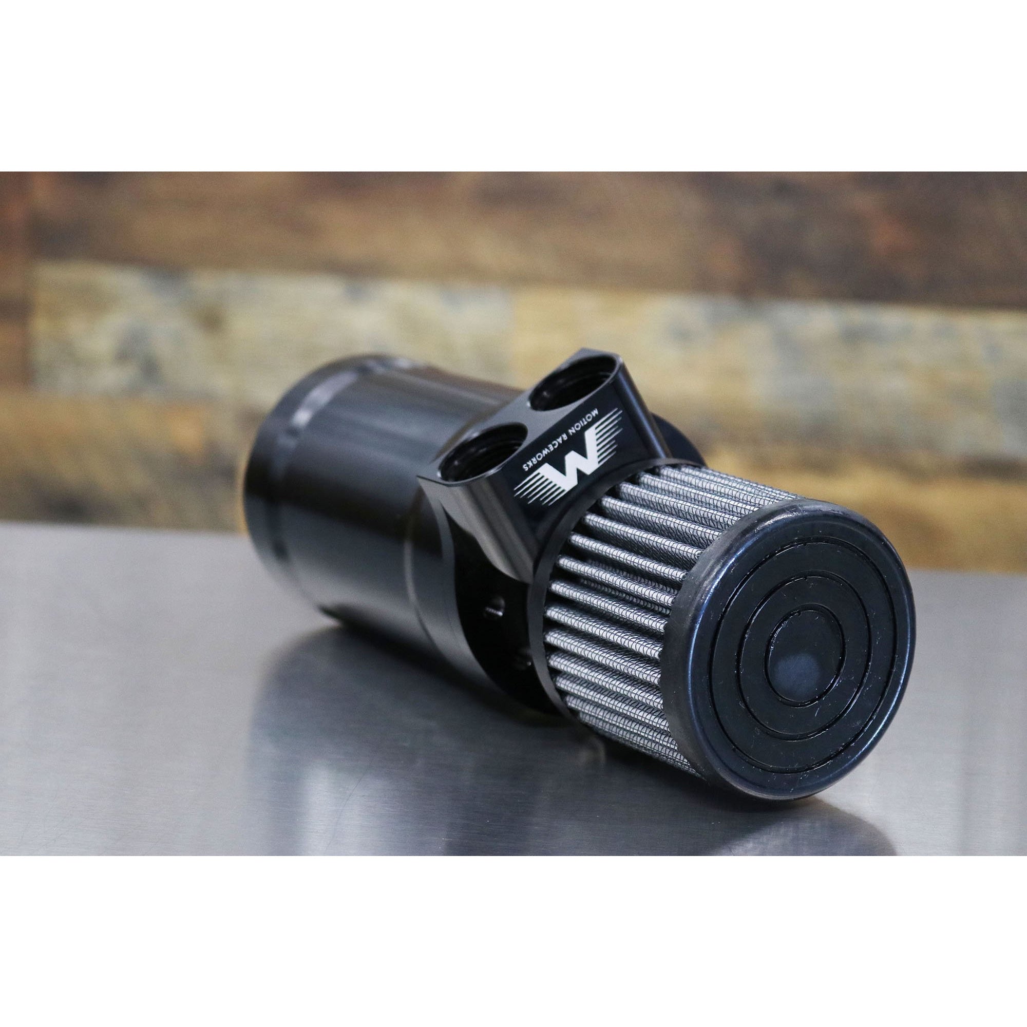 High Performance Billet Oil Catch Can with Internal Baffles - Dual 10AN Ports - Universal Fit for Turbo & Supercharged Engines - Reduces Blowby & Protects Engine - Ideal for Racing, Off-Road & High-Performance Vehicles