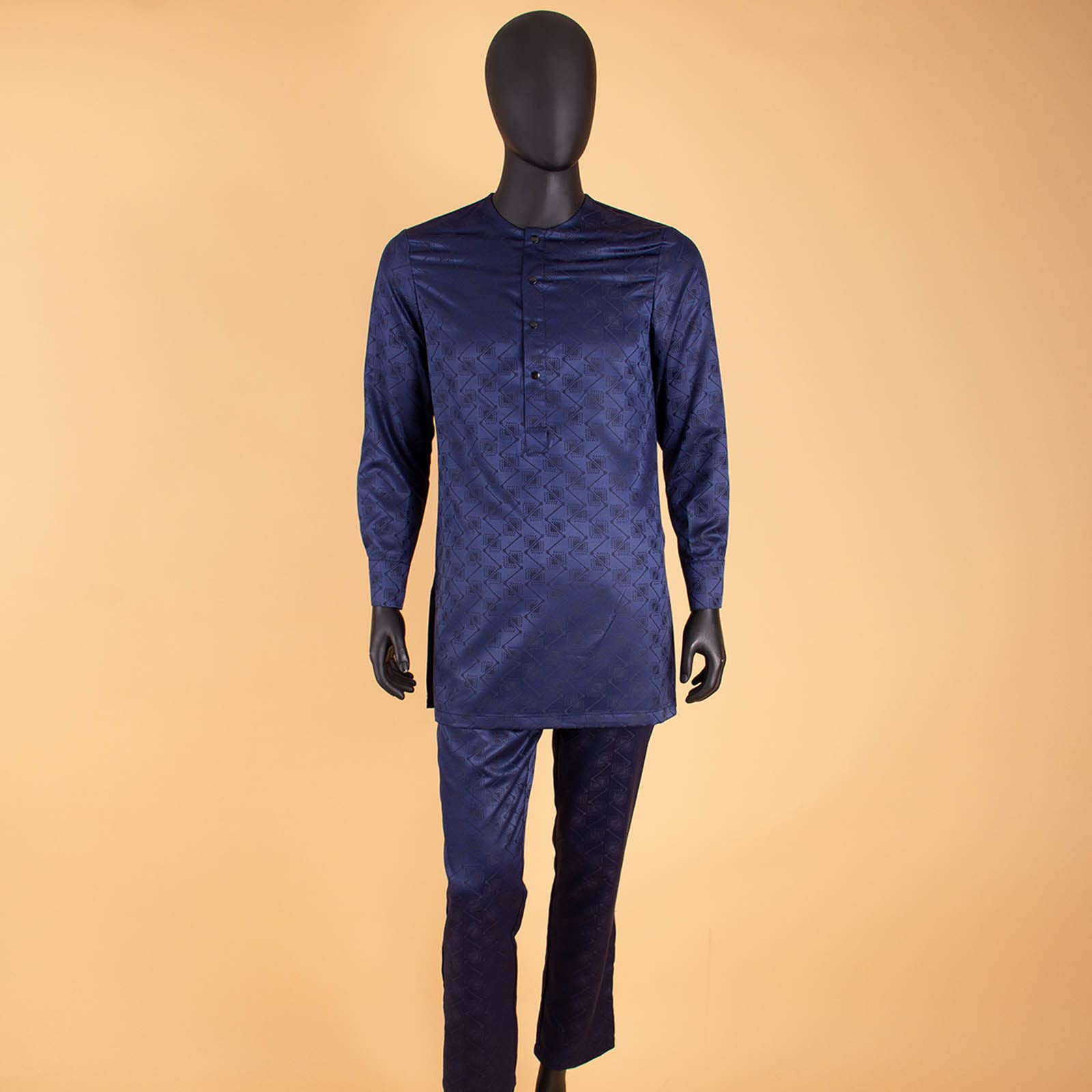 Stylish African Agbada 3-Piece Suit for Men - Ankara Print Robe, Shirt & Pants Set | Traditional Wedding Attire & Evening Party Outfits | Perfect for Cultural Events, Festivals & Special Occasions
