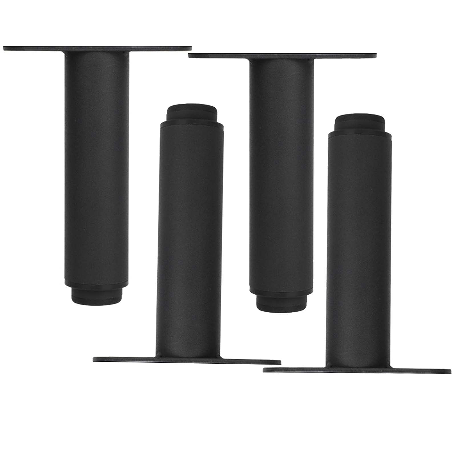 4 Pack Adjustable Metal Sofa Legs - Heavy Duty Furniture Legs Replacement for Chairs, Tables & TV Stands - DIY Home Improvement Projects for Living Room, Bedroom & Office