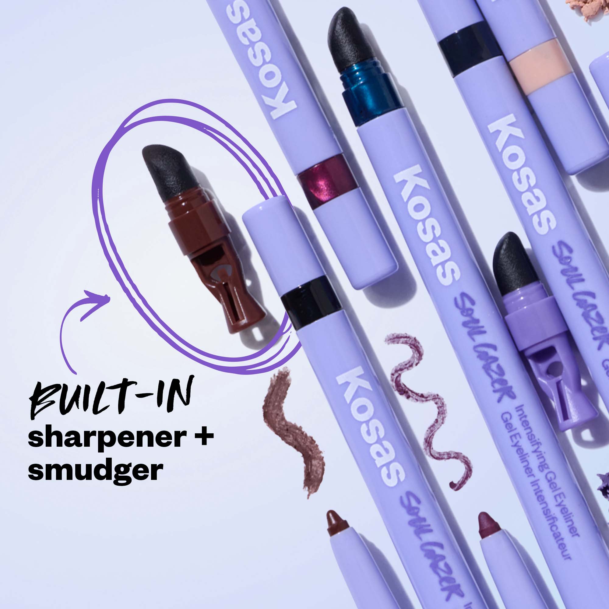 Soulgazer Long-Lasting Waterproof Gel Eyeliner - Smudge Proof & Intense Pigment - Perfect for Day to Night Makeup, Parties & Special Occasions
