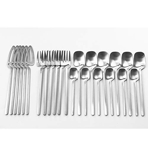 24pcs Silver-Matte