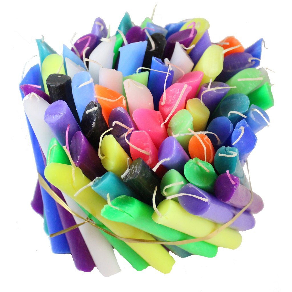 Bulk Wine Bottle Dripping Candles - 75 Multi-Colored Drip Candles for Home Decor, Wedding Centerpieces & Romantic Ambiance