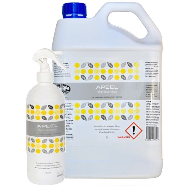 Apeel Odour Neutralizer for Home & Kitchen - Citrus Scented Air Freshener Eliminates Bad Smells - Perfect for Garbage Cans, Refrigerators, Pet Areas & Bathrooms