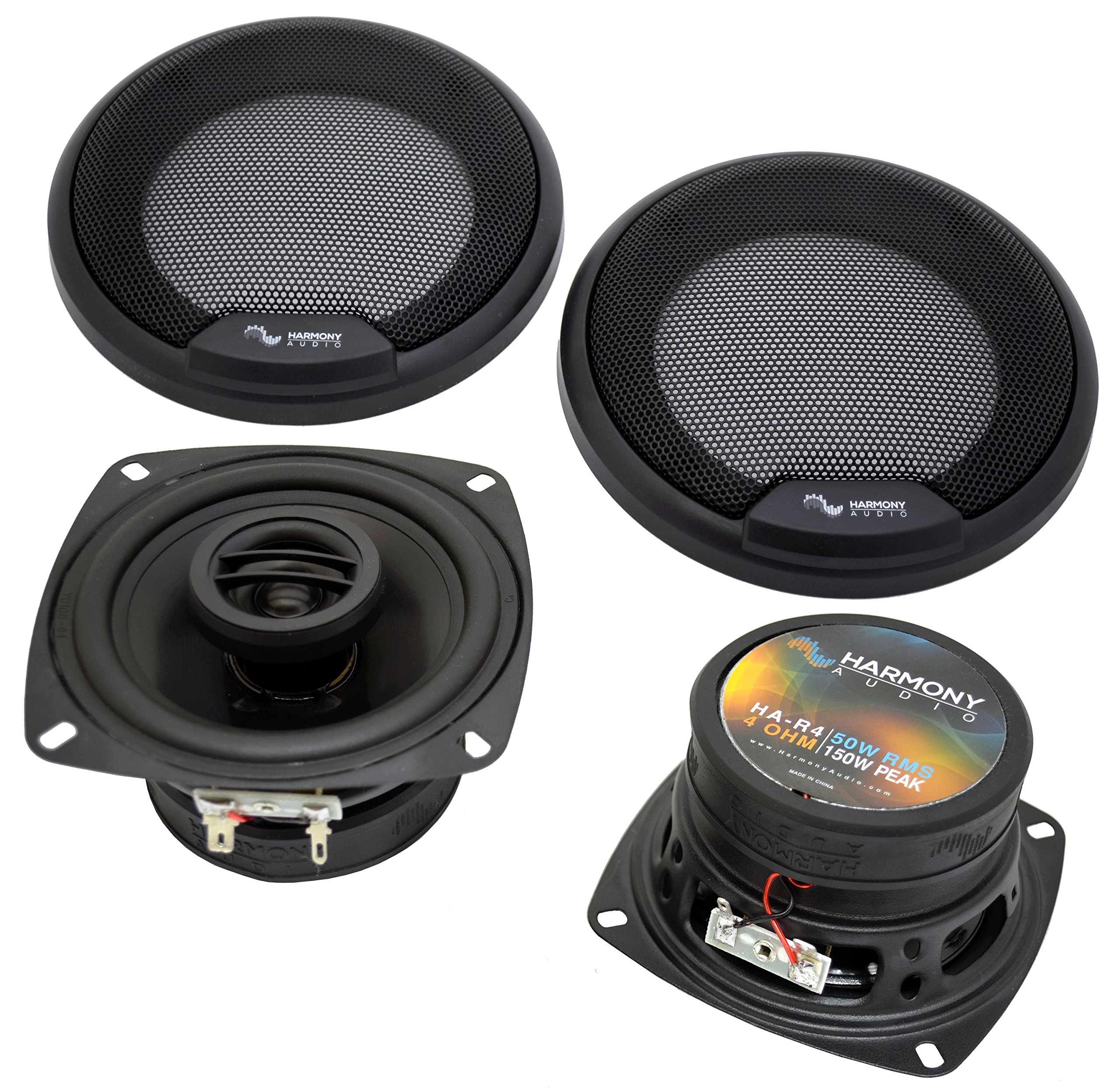 Harmony Audio HA-R5 Speaker Bundle - Compatible with Mitsubishi Expo 92-94, OEM Replacement for HA-R4 & HA-R69 | Premium Car Audio Upgrade for Clear Sound & Enhanced Bass