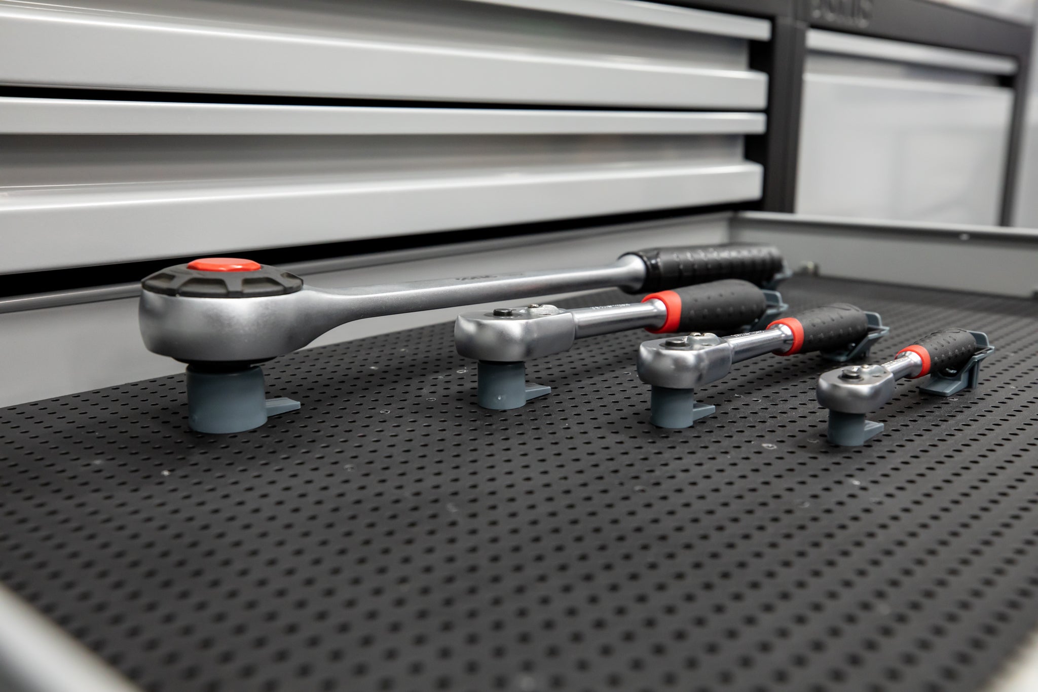 Tool Grid Ratchet Head Holder - Durable Organizer for Wrenches & Sockets - Perfect for Garage, Workshop & DIY Tool Storage