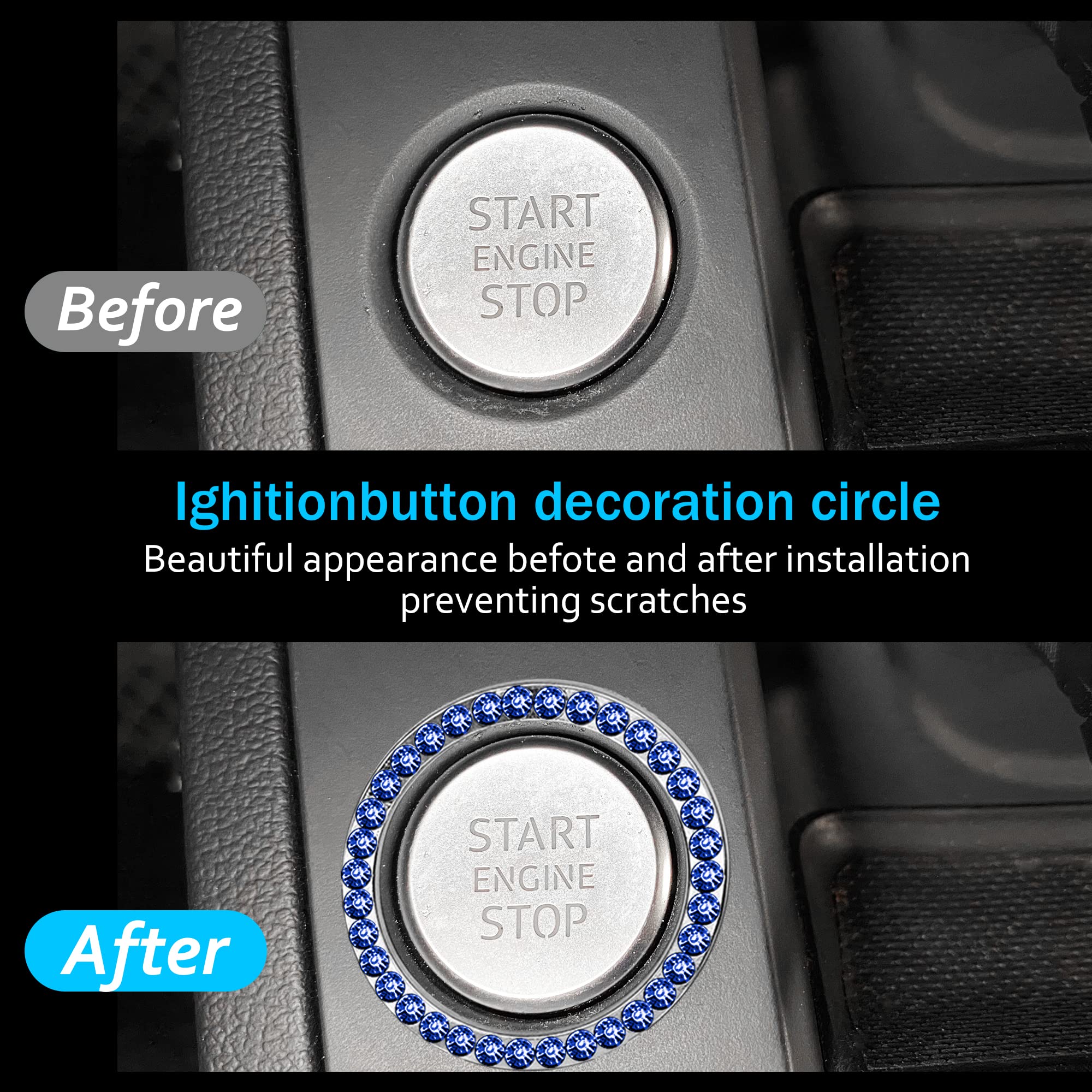 Blue LED Car Ashtray with Lid - Smokeless Cup Holder Ashtray for Auto, Women's Accessories | Perfect for Road Trips, Commuting & Smoke-Free Car Interior