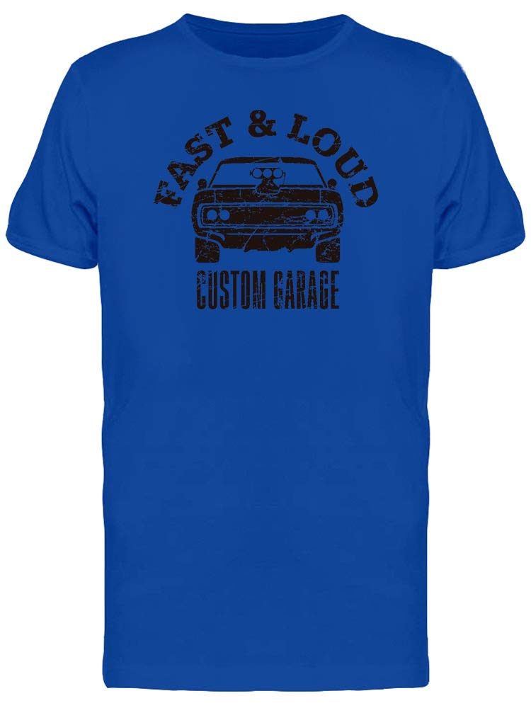 Fast & Loud Custom Garage Car T-Shirt for Men - Premium Quality Cotton Tee for Car Enthusiasts, Mechanics & Auto Lovers - Perfect for Car Shows, Garage Hangouts & Casual Wear