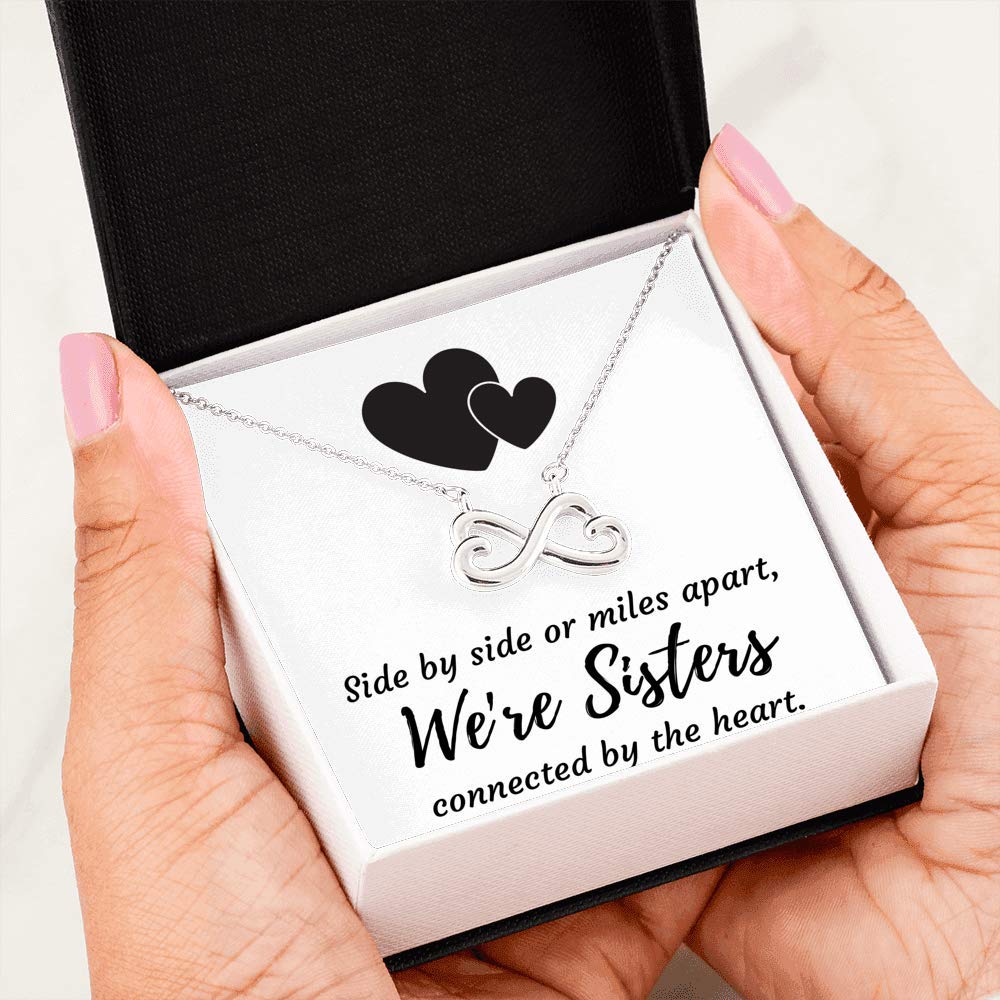 Infinity Necklace for Women - Best Friend & Sister Gift with Message Card & Gift Box | Elegant Jewelry for Birthdays, Anniversaries & Special Occasions