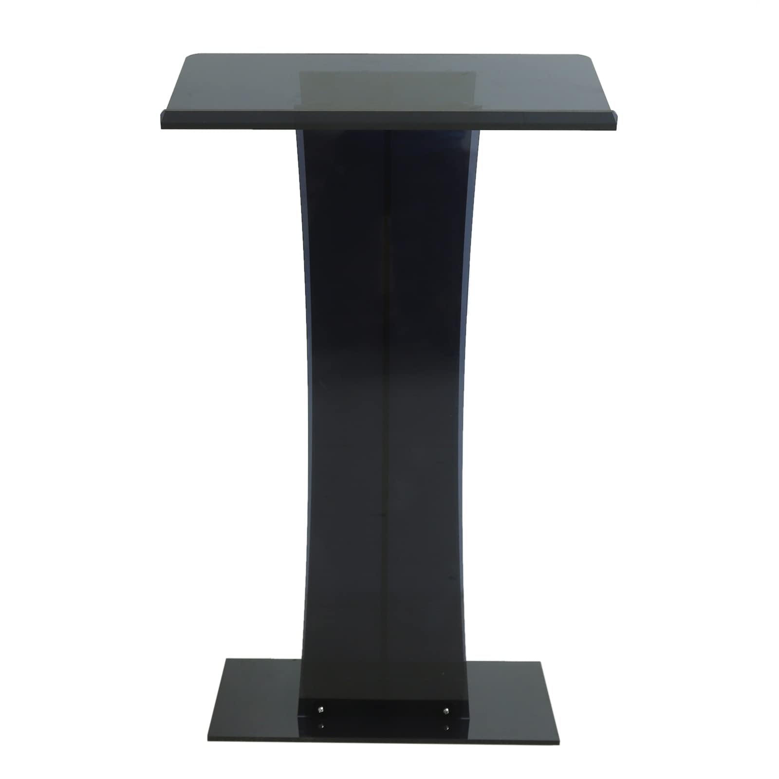 Clear Acrylic Podium Stand - Modern Plexiglass Lectern for Church, School & Events - Lightweight & Durable Display Pulpit for Presentations & Ceremonies