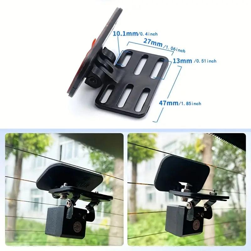 Universal Rear Camera Mount Bracket for AZDOME PG16 PG16S PG18S M550 M63 M01 Pro - Secure Rear Window Dash Cam Holder - Perfect for Road Trips, Uber, Lyft & Fleet Vehicles