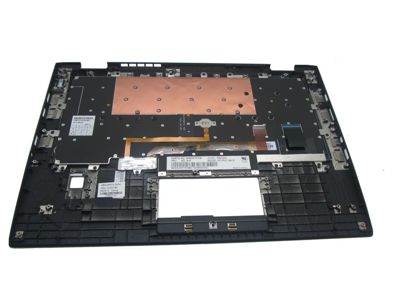 Original Lenovo ThinkPad X1 Yoga Gen 4 Keyboard Replacement (Model 20FB, 20FC, 01AV193) - Compatible with 4th Gen X1 Yoga Laptops | Perfect for Office Work, Remote Learning & Business Travel
