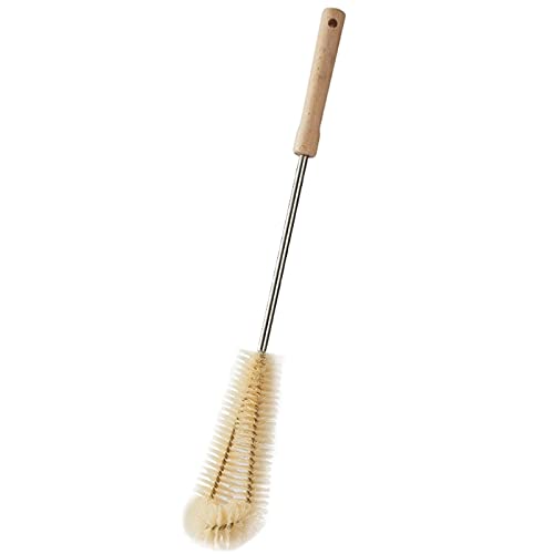 Premium Wooden Handle Dusting Brush - Multi-Purpose Cleaning Brush for Kitchen, Coffee Cups, Tea Glasses, Baby Bottles | Hangable & Durable Cleaning Gadget (Size B) | Perfect for Home, Office, and Restaurant Use