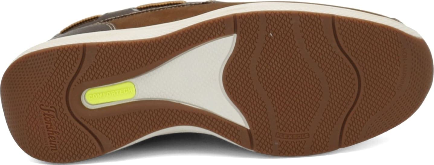 Florsheim Men's Great Lakes Boat Shoe - Classic Leather Slip-On Loafers for Casual Wear, Sailing & Outdoor Activities