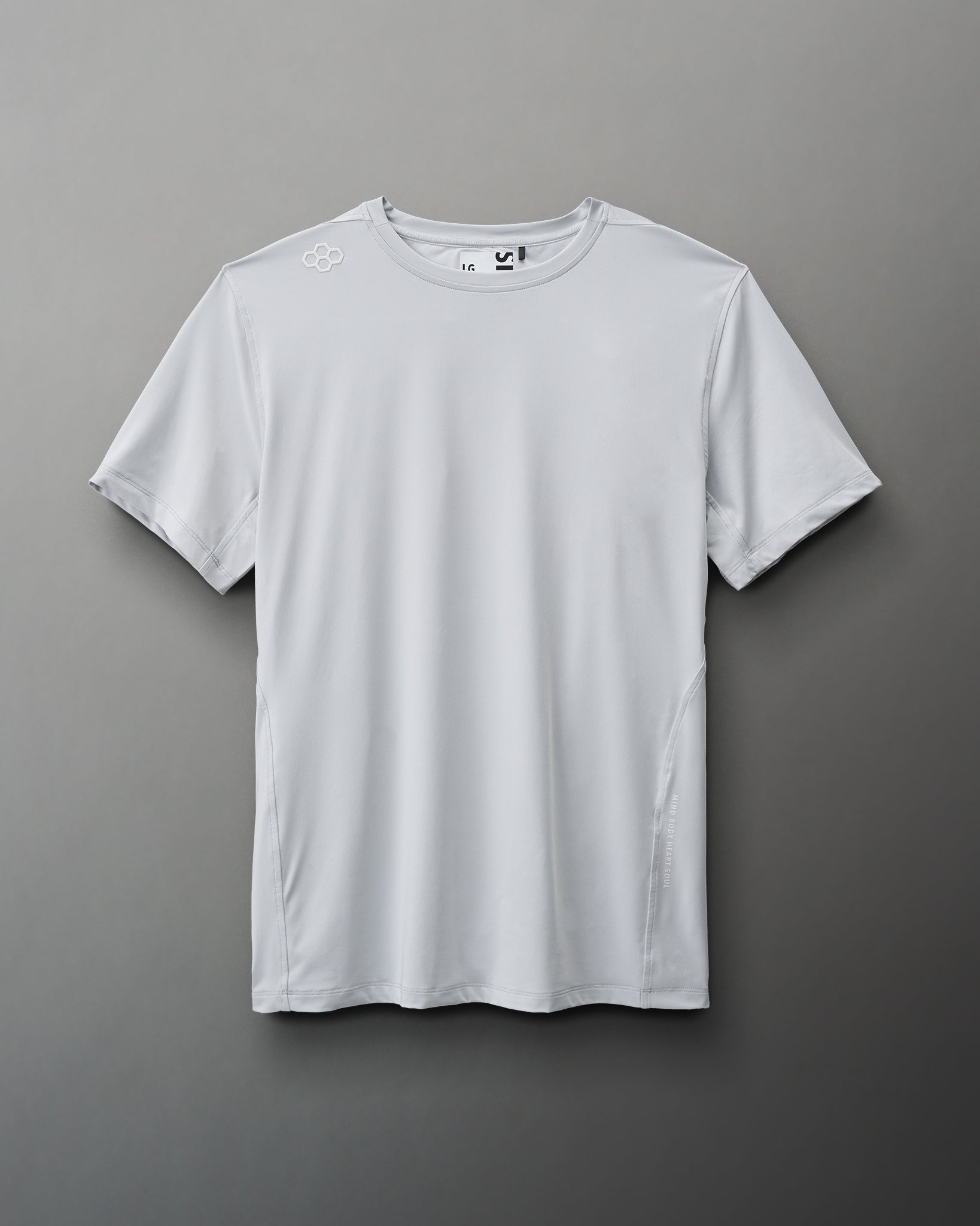 RUDIS Performance T-Shirt for Men - Breathable & Lightweight Lunar Gray - Ideal for Workouts, Training & Everyday Wear