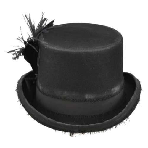 Renegade® Vivienne Top Hat - Cream/XL | Steampunk Victorian Gothic Costume Hat for Women & Men | Perfect for Halloween, Cosplay, and Themed Parties