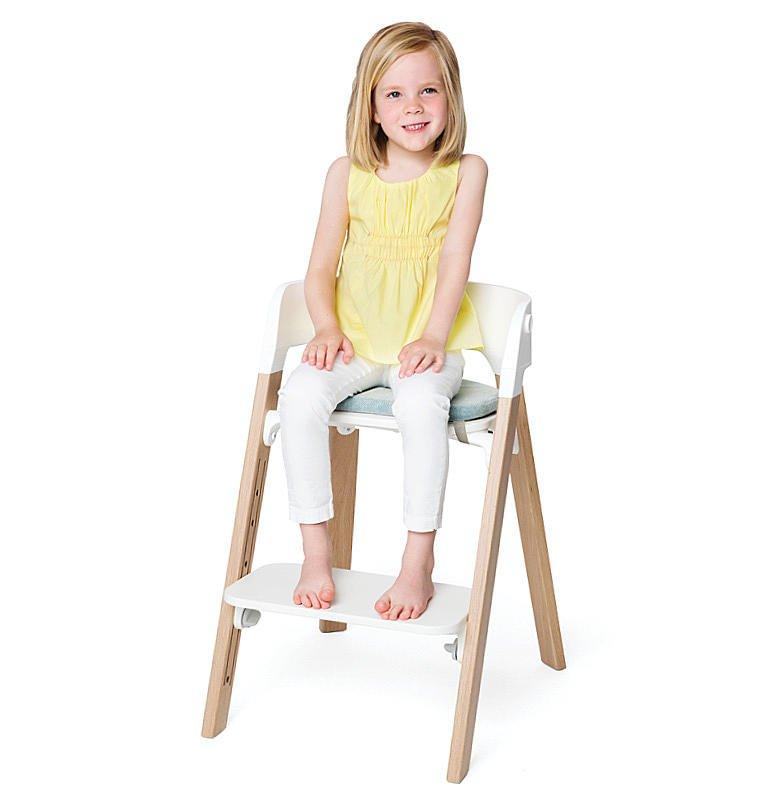 Stokke Steps High Chair - Adjustable Baby Feeding Chair with Tray - Ergonomic Design for Toddlers - Perfect for Dining, Weaning & Playtime