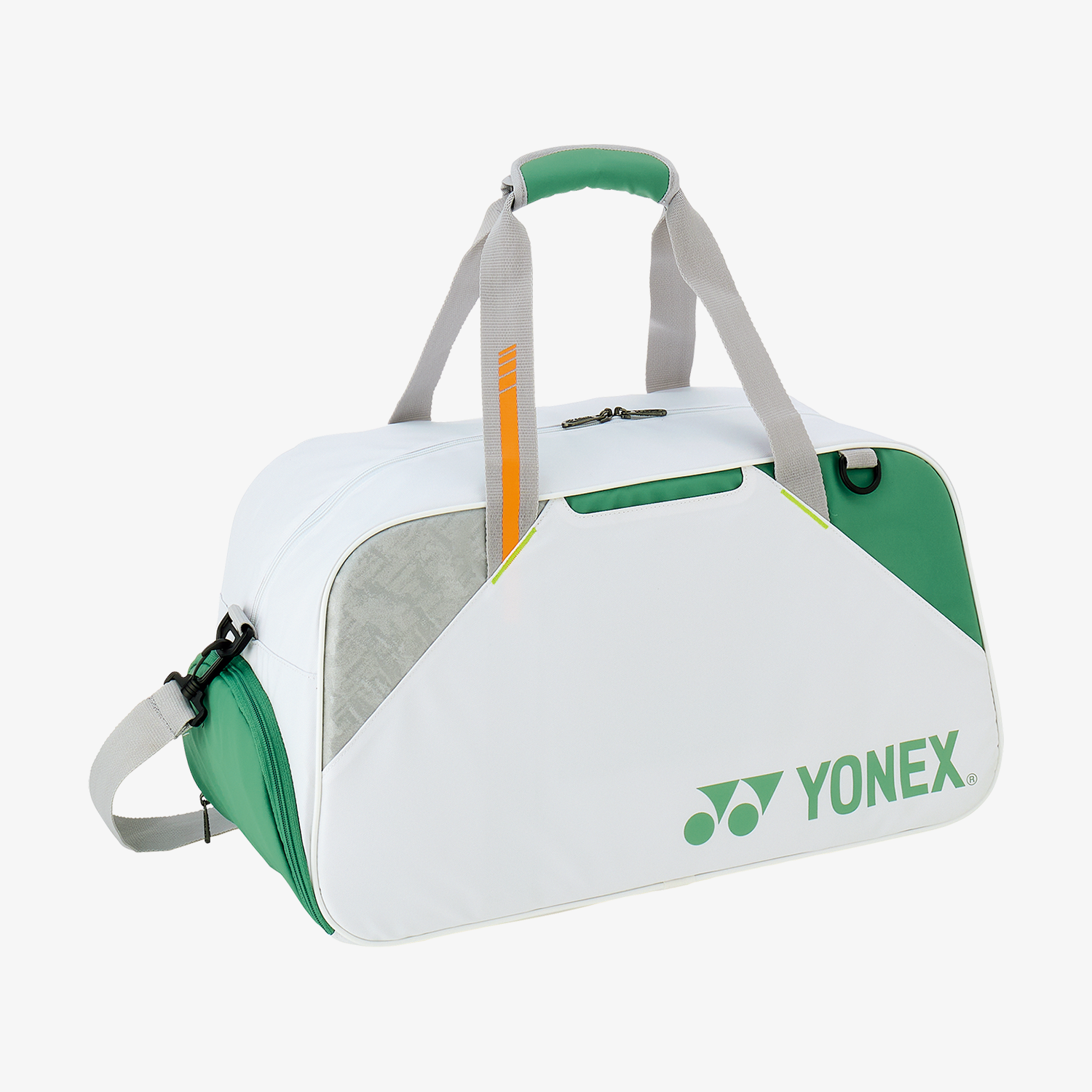 Yonex BAG52511W Club Boston Tennis Bag (White) - Premium Durable Sports Bag for Tennis Players & Athletes - Perfect for Gym, Travel & Tournament Use