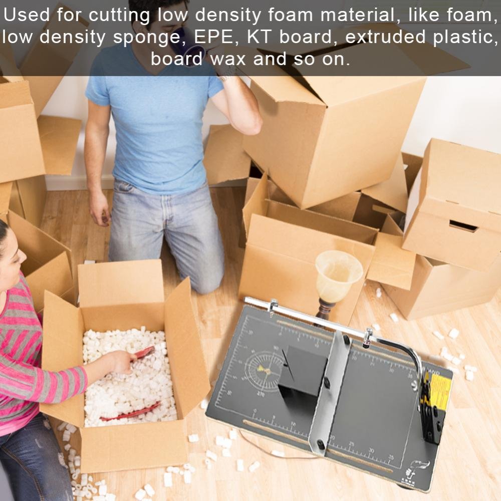 Professional 110V Foam Cutting Machine - Electric Styrofoam Cutter with Adjustable Wire & Working Stand for DIY Crafts, Model Making, and Home Decor Projects