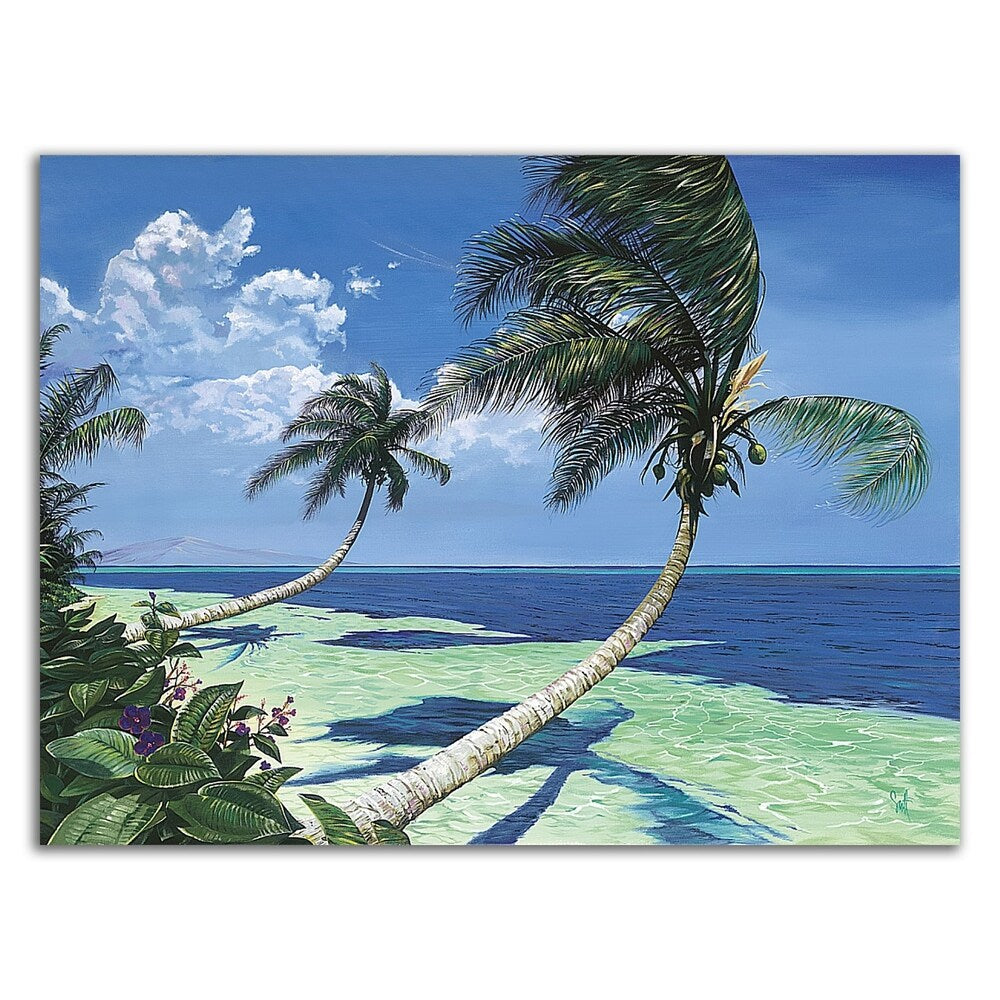 Beckoning Palms by Scott Westmoreland - Stunning Canvas Wall Art Print - Ready to Hang - Perfect for Living Room, Bedroom & Office Decor
