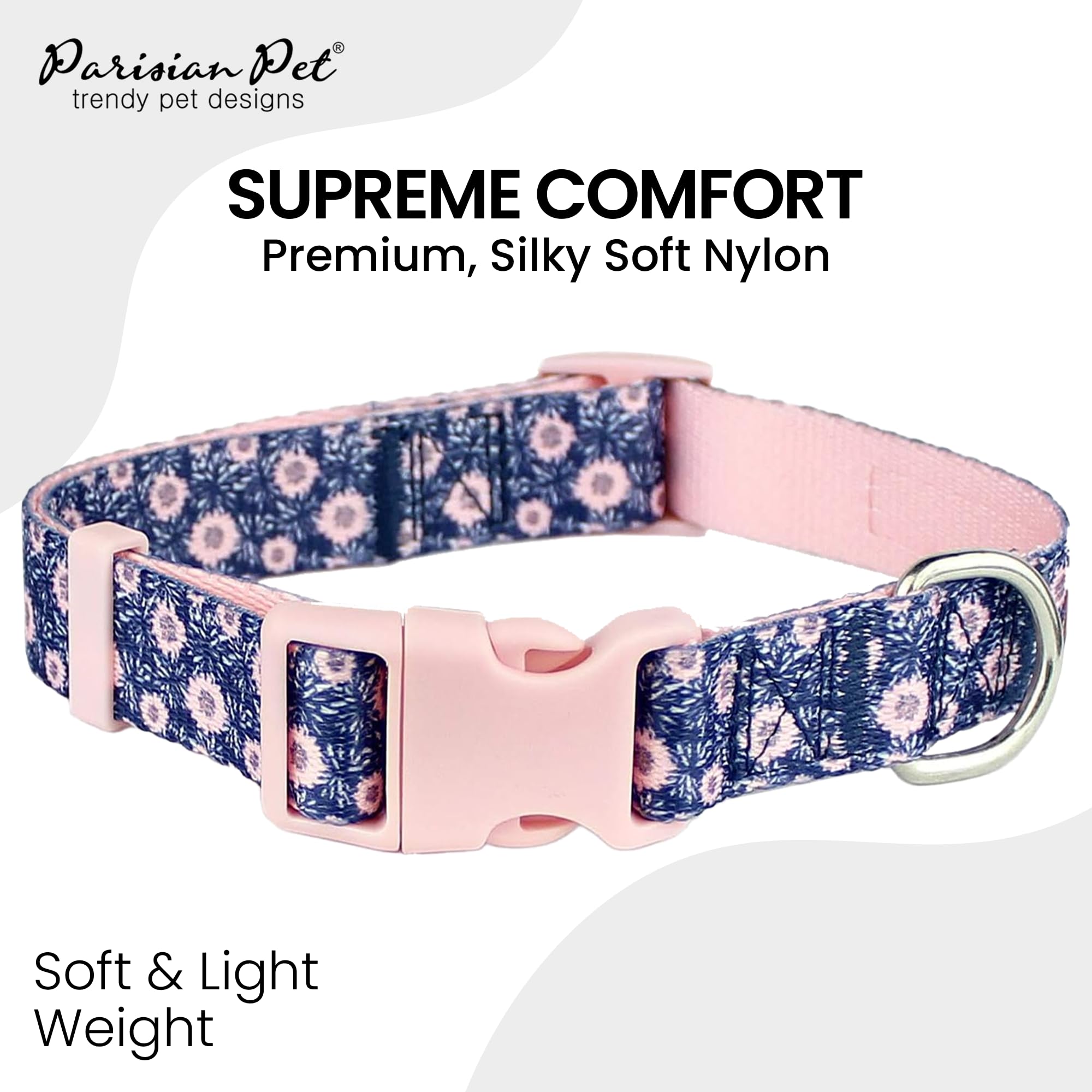 Parisian Pet Dog Collar - Adjustable 