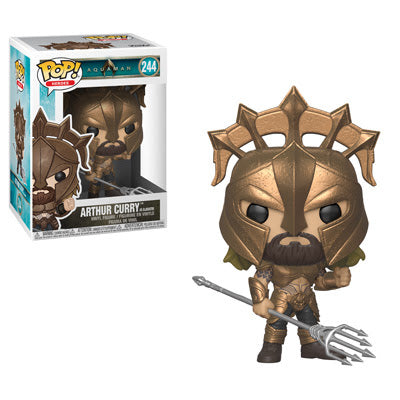 Aquaman Pop! Vinyl Figure - Arthur Curry as Gladiator Collectible [244] - Perfect for DC Comics Fans, Movie Collectors & Home Decor Display